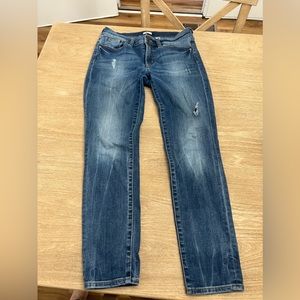 Jcrew distressed denim ankle jeans size 27